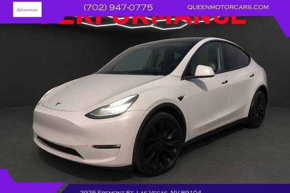 TESLA MODEL Y 2020 5YJYGDEF2LF058748 image